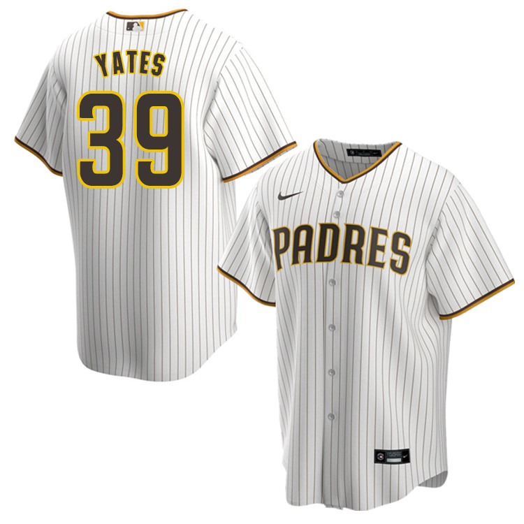 Nike Men #39 Kirby Yates San Diego Padres Baseball Jersey Sale-White
